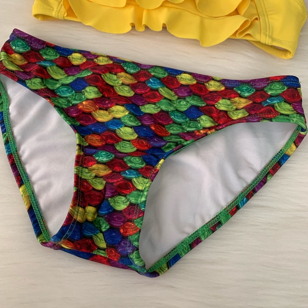 Mermaidens Sea Wave & Rainbow Reef Girls Bikini - Picture 4 of 8